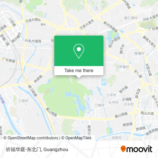 祈福华庭-东北门 map