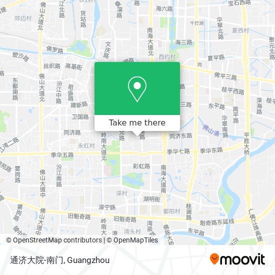 通济大院-南门 map