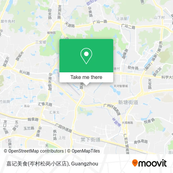 嘉记美食(岑村松岗小区店) map