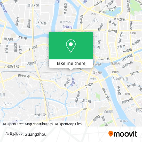 信和茶业 map