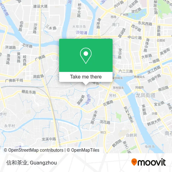 信和茶业 map