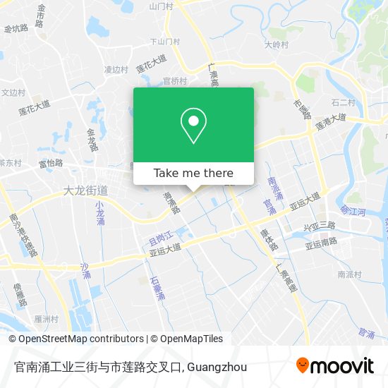 官南涌工业三街与市莲路交叉口 map