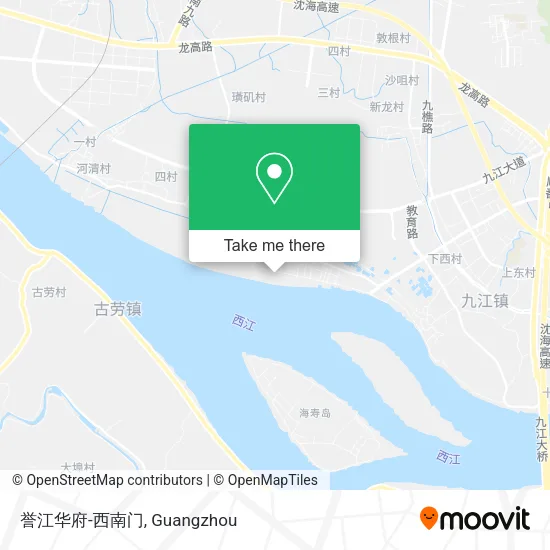 誉江华府-西南门 map