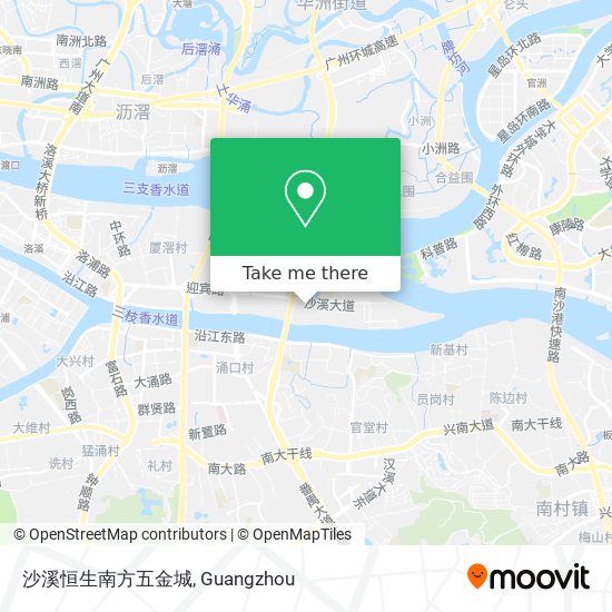 沙溪恒生南方五金城 map
