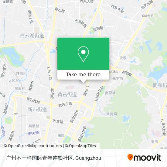 广州不一样国际青年连锁社区 map