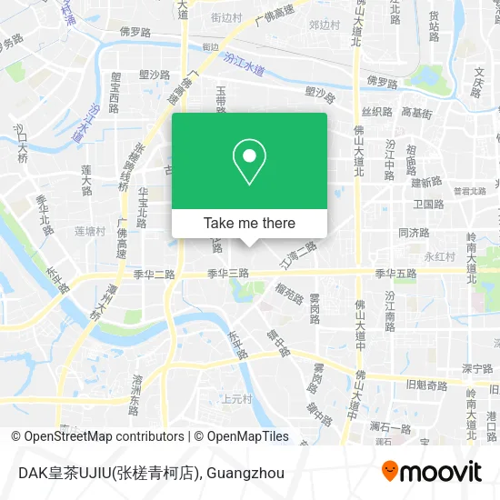 DAK皇茶UJIU(张槎青柯店) map