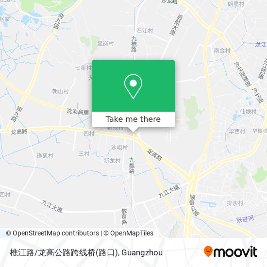 樵江路/龙高公路跨线桥(路口) map