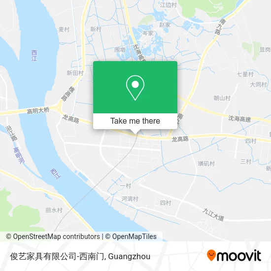 俊艺家具有限公司-西南门 map