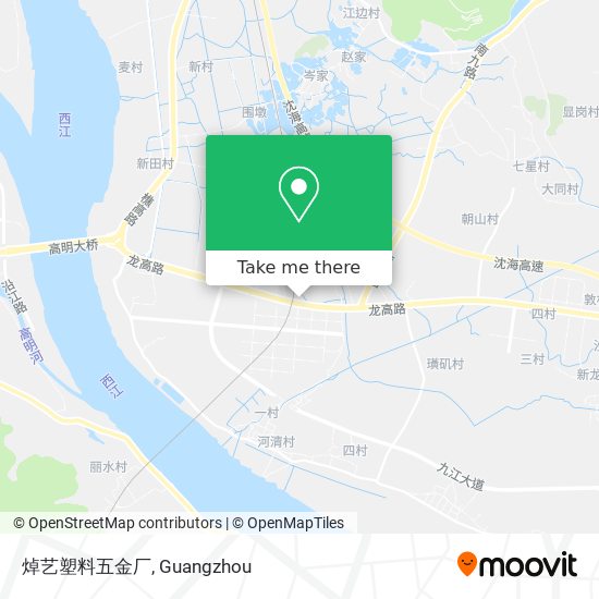 焯艺塑料五金厂 map