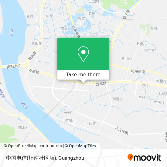 中国电信(烟南社区店) map