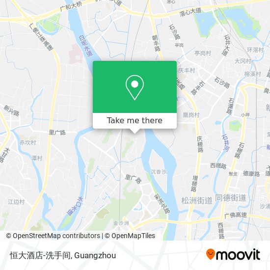 恒大酒店-洗手间 map
