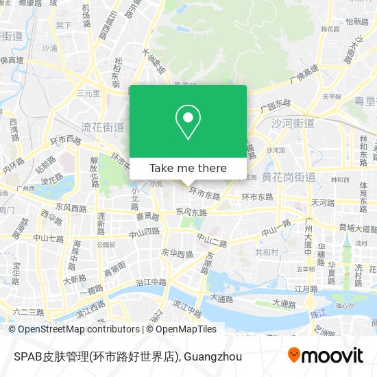 SPAB皮肤管理(环市路好世界店) map