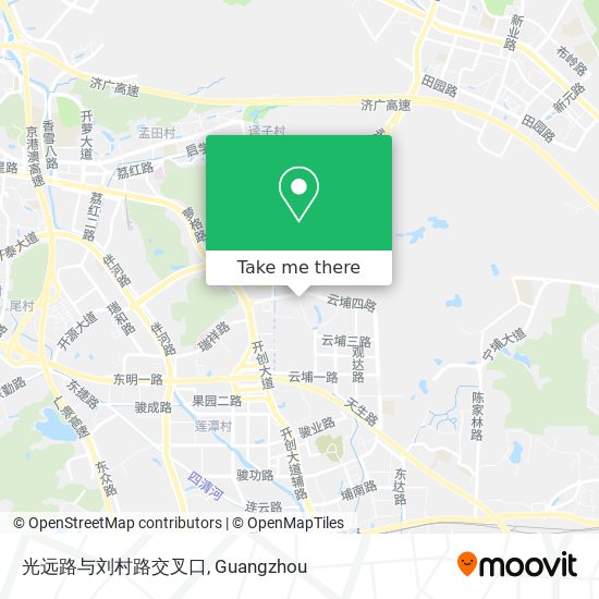 光远路与刘村路交叉口 map