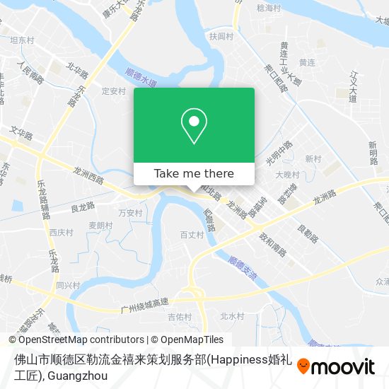 佛山市顺德区勒流金禧来策划服务部(Happiness婚礼工匠) map