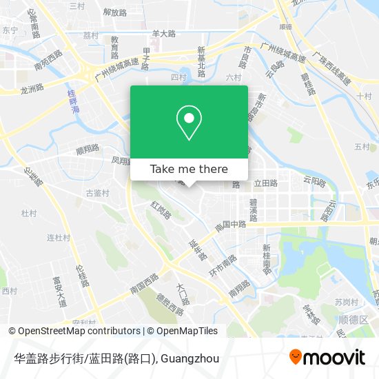 华盖路步行街/蓝田路(路口) map