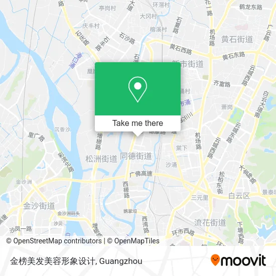 金榜美发美容形象设计 map