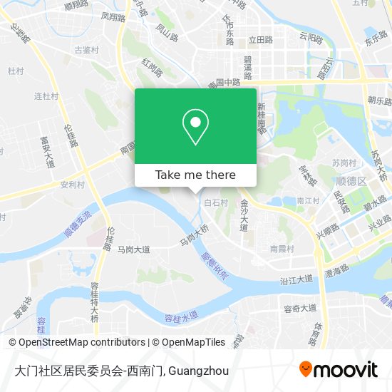 大门社区居民委员会-西南门 map