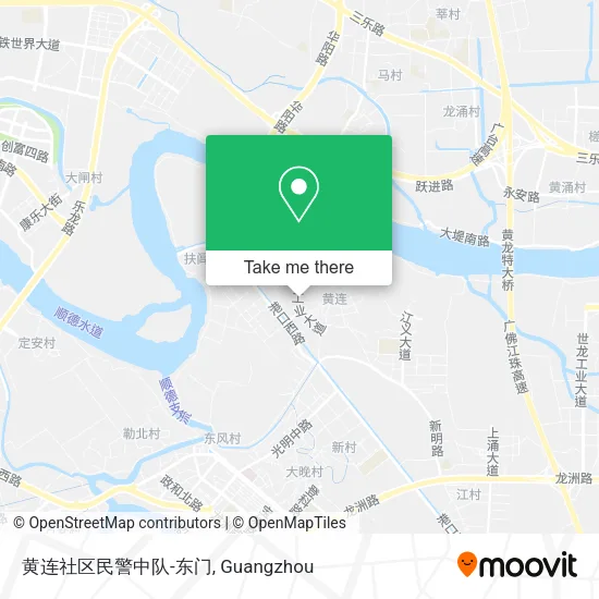 黄连社区民警中队-东门 map
