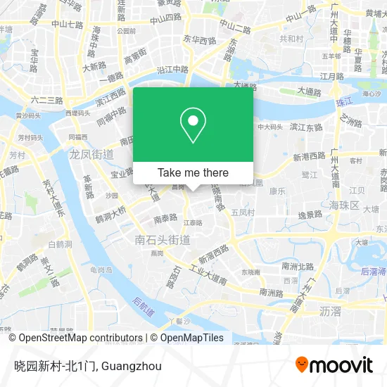 晓园新村-北1门 map