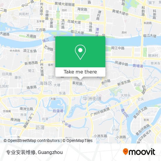 专业安装维修 map