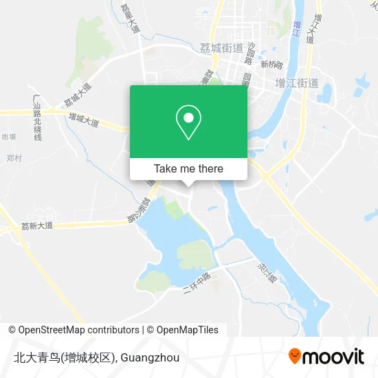 北大青鸟(增城校区) map