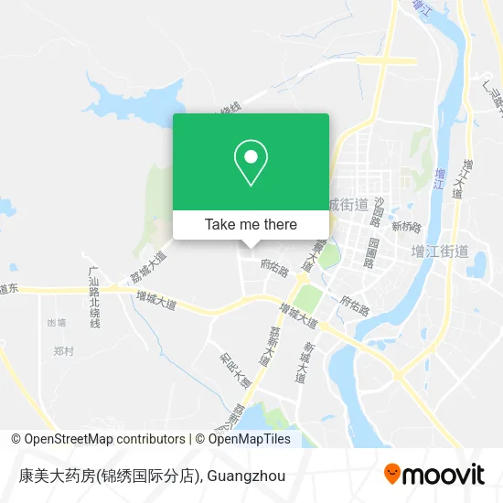 康美大药房(锦绣国际分店) map