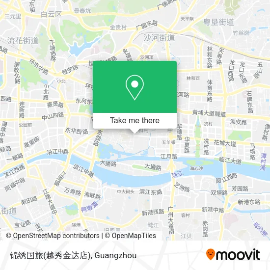 锦绣国旅(越秀金达店) map