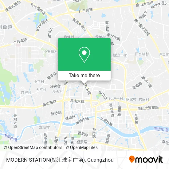 MODERN STATION(钻汇珠宝广场) map