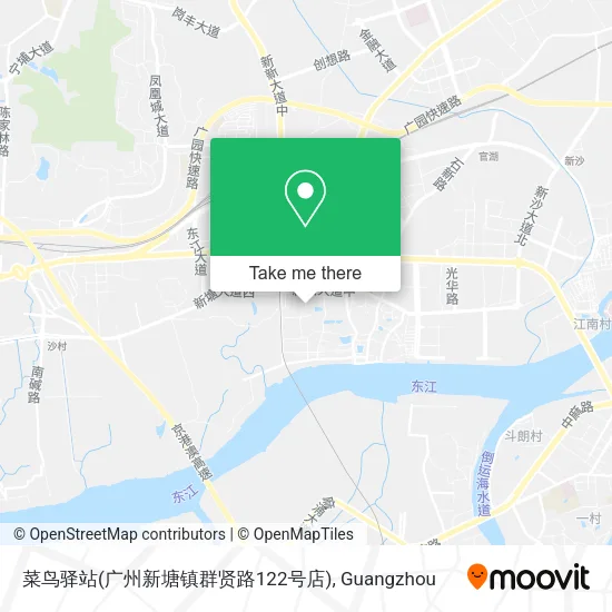 菜鸟驿站(广州新塘镇群贤路122号店) map