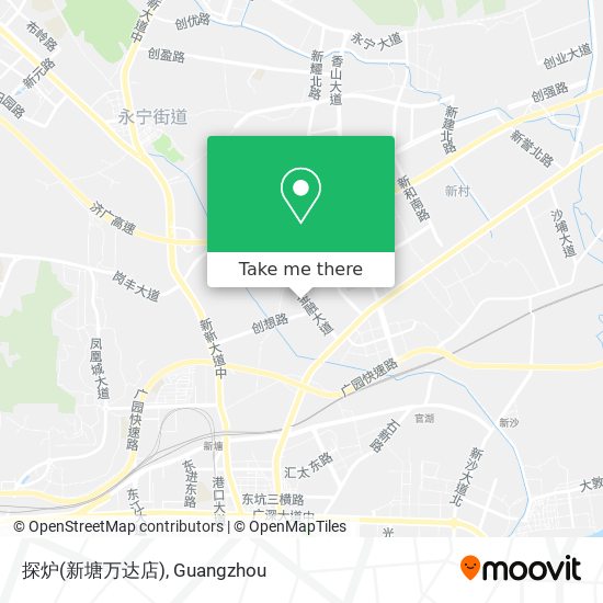 探炉(新塘万达店) map