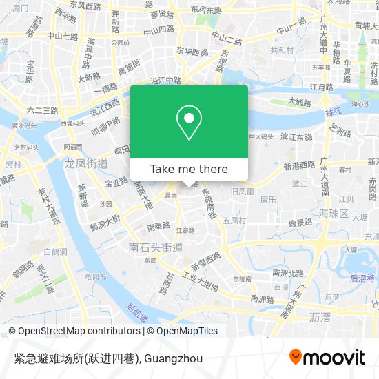 紧急避难场所(跃进四巷) map