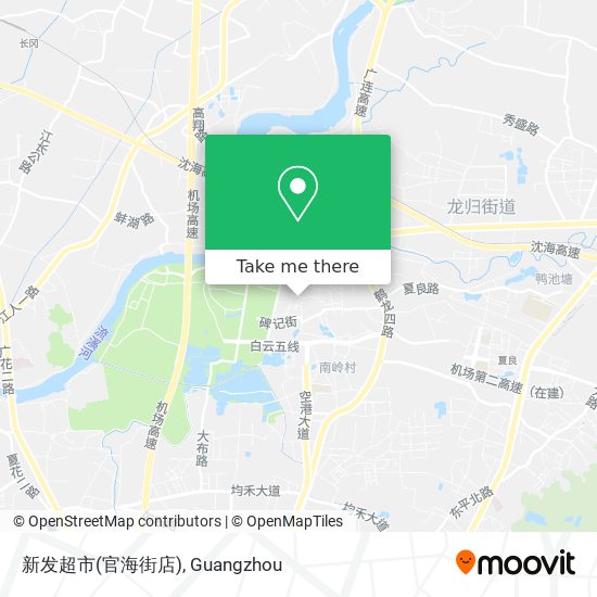 新发超市(官海街店) map