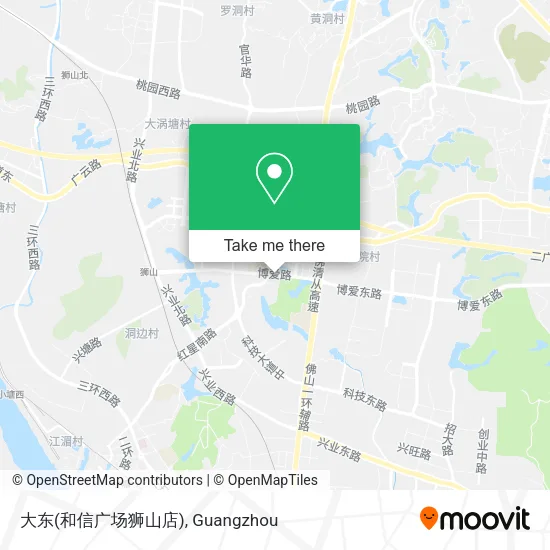 大东(和信广场狮山店) map