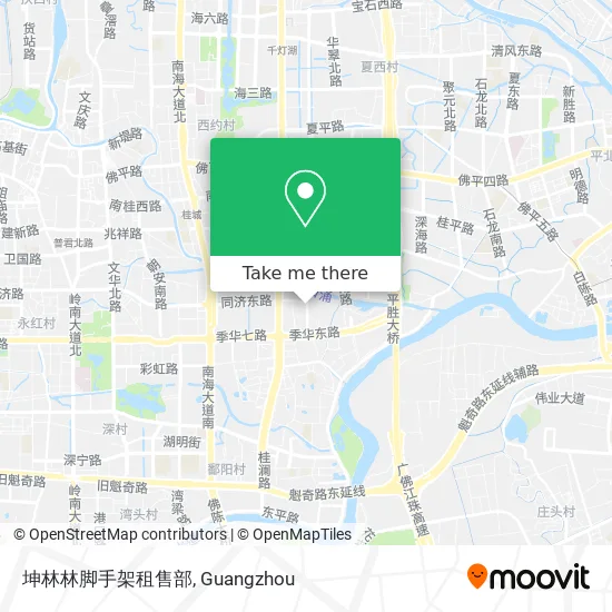 坤林林脚手架租售部 map