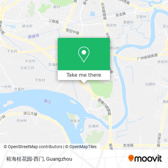裕海桂花园-西门 map