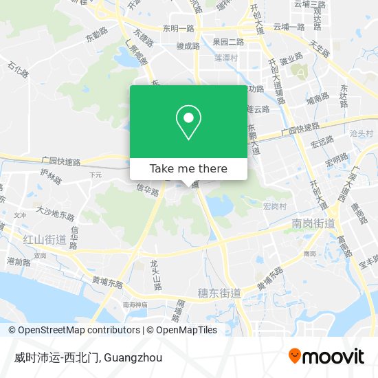 威时沛运-西北门 map