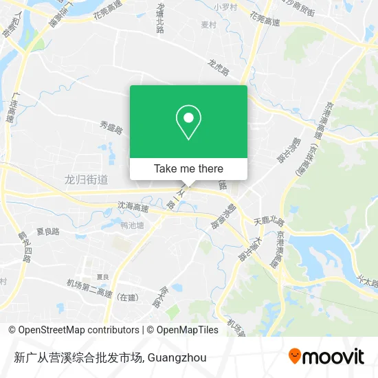 新广从营溪综合批发市场 map