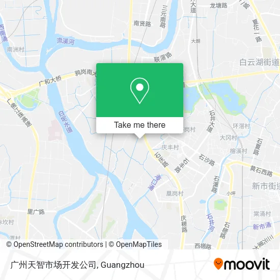广州天智市场开发公司 map