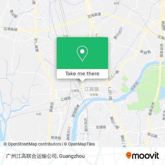 广州江高联合运输公司 map