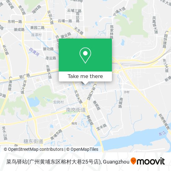 菜鸟驿站(广州黄埔东区榕村大巷25号店) map