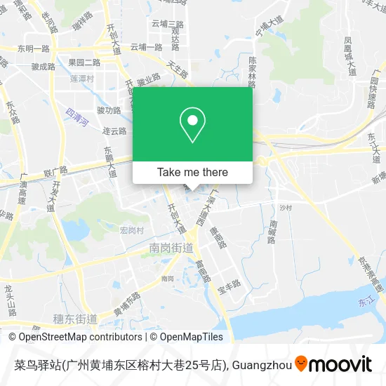菜鸟驿站(广州黄埔东区榕村大巷25号店) map