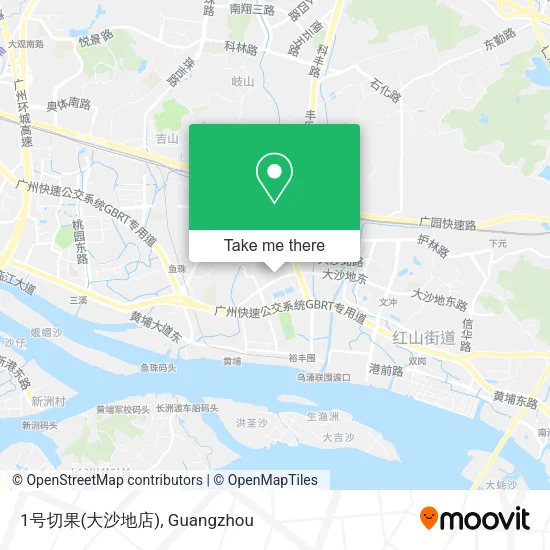 1号切果(大沙地店) map