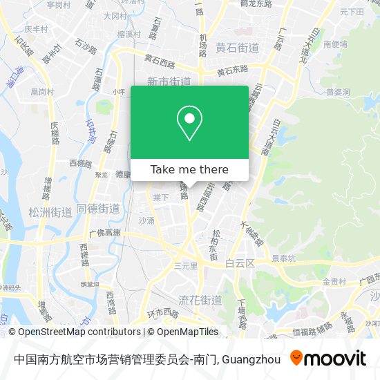 中国南方航空市场营销管理委员会-南门 map