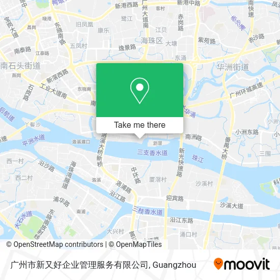 广州市新又好企业管理服务有限公司 map