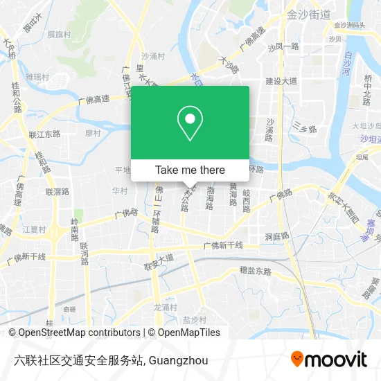 六联社区交通安全服务站 map