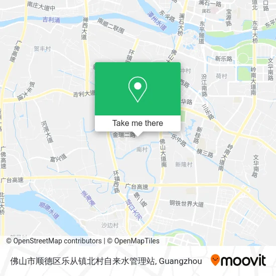 佛山市顺德区乐从镇北村自来水管理站 map