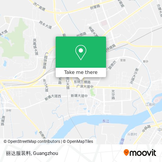 丽达服装料 map