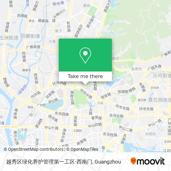 越秀区绿化养护管理第一工区-西南门 map