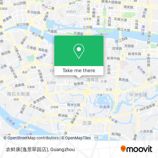 农鲜康(逸景翠园店) map