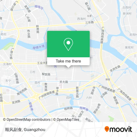 顺风副食 map